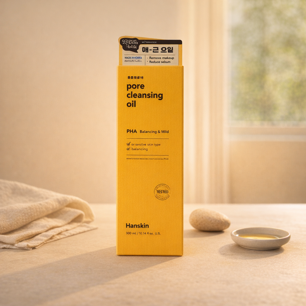 Pore-clearing | Pore Cleansing Oil by Hanskin – 10.4 fl oz