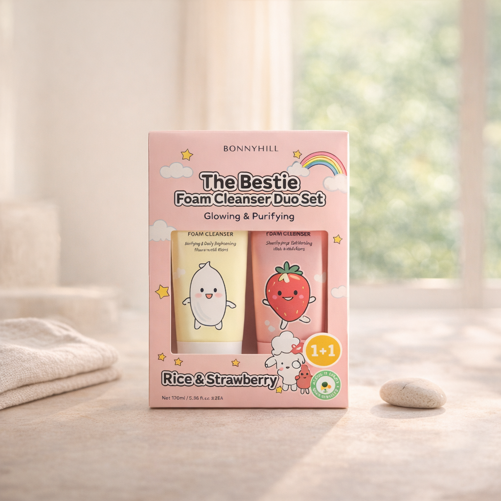 Glowing & Purifying | Bestie Foam Cleanser Duo by BONNYHIL – 5.74 oz