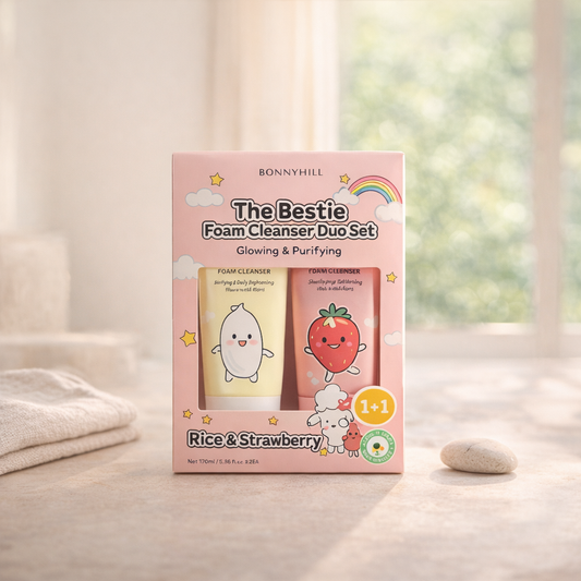 Glowing & Purifying | Bestie Foam Cleanser Duo by BONNYHIL – 5.74 oz