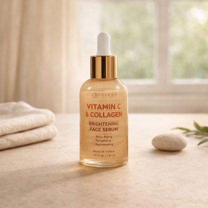 Brightening | Vitamin C & Collagen Face Serum by Clear Beauty – 1.69 fl oz