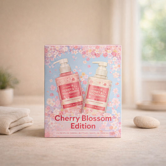 Cherry Blossom | Shampoo & Treatment by Honey & Macadamia – 16.90 fl oz