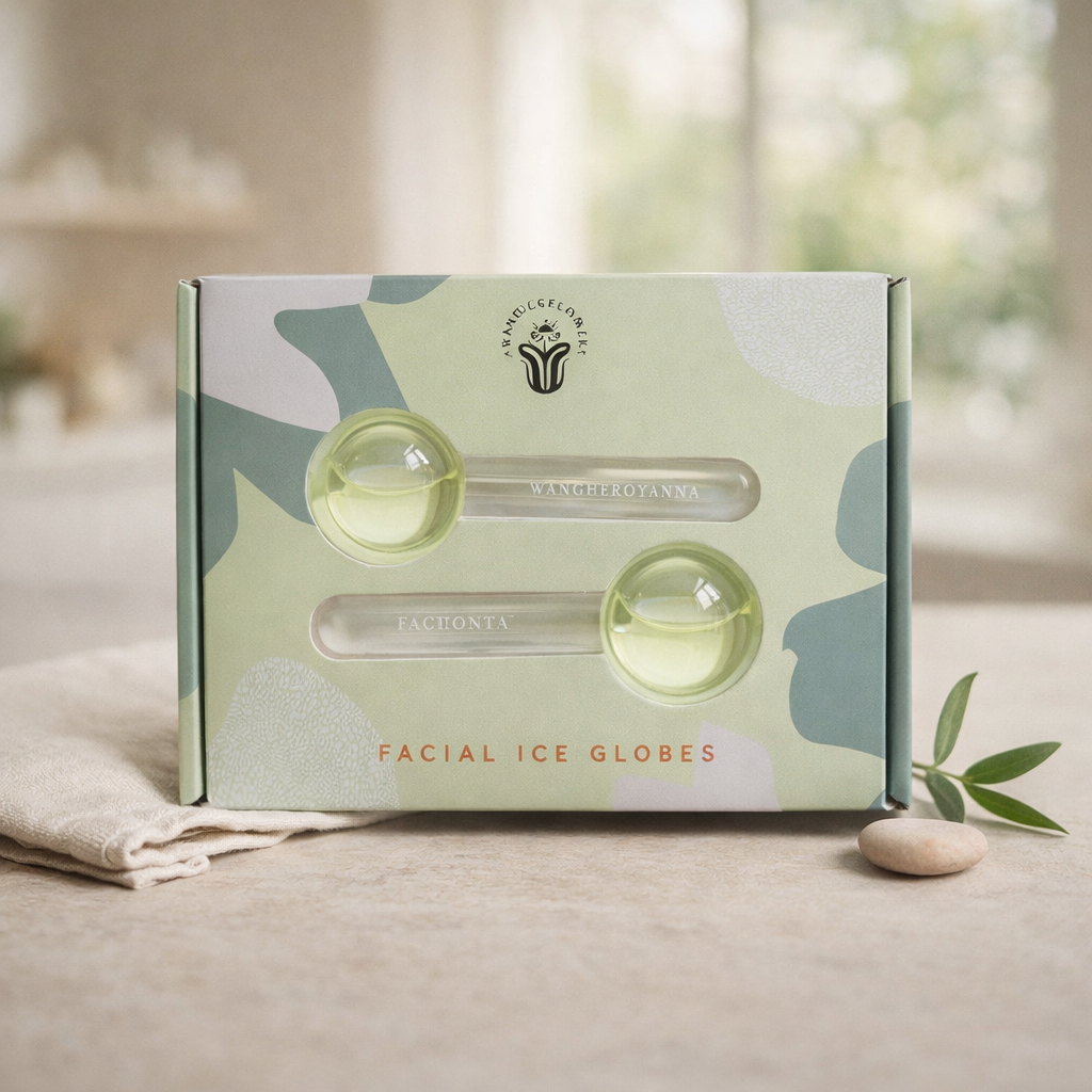 Depuff & Revitalize | Facial Ice Globes by Wanderflower– 10 oz
