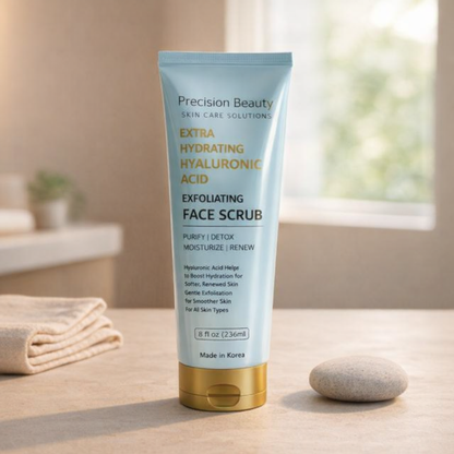 Ultra Hydrating | Hyaluronic Acid Exfoliating Face Scrub by Purederm – 8 fl oz