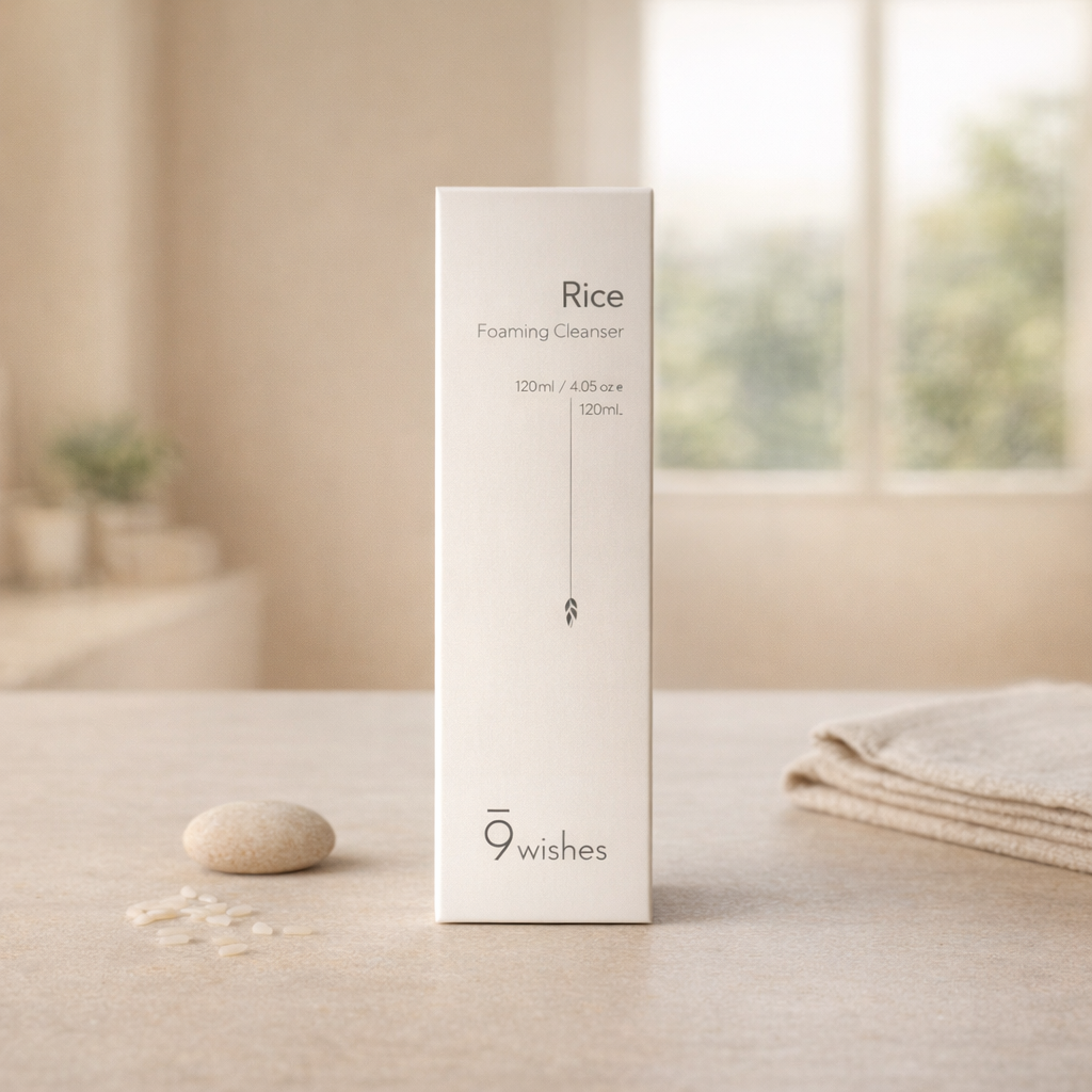 Brightening | Rice Foaming Cleanser by 9wishes – 4 fl oz