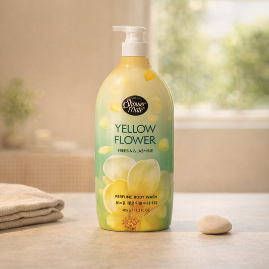 Perfume Body Wash | Yellow Flower Body Wash by Shower Mate – 40.57 fl oz