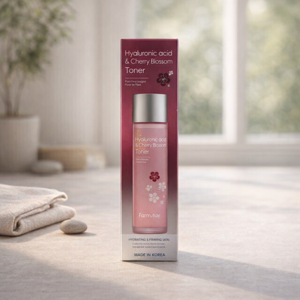 Hydrating | Hyaluronic & Cherry Blossom Toner by Farmstay – 5.07 fl oz