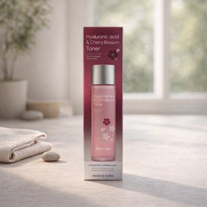 Hydrating | Hyaluronic & Cherry Blossom Toner by Farmstay – 5.07 fl oz