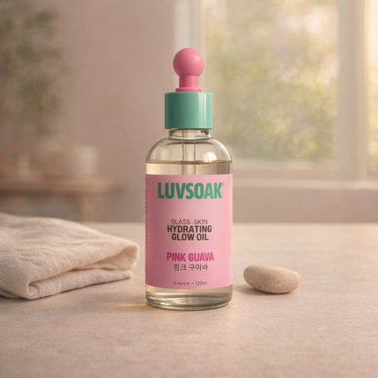 Hydrating Glow | Pink Guava Glass Skin Glow Oil by LUVSOAK – 4 fl oz