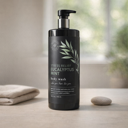 Stress Relief | Eucalyptus Mint Body Wash by Botanic Therapy – 32 fl oz