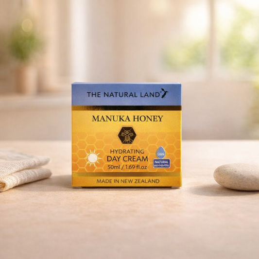 Hydrating | Manuka Honey Day Cream by THE NATURAL LAND – 1.69 fl oz