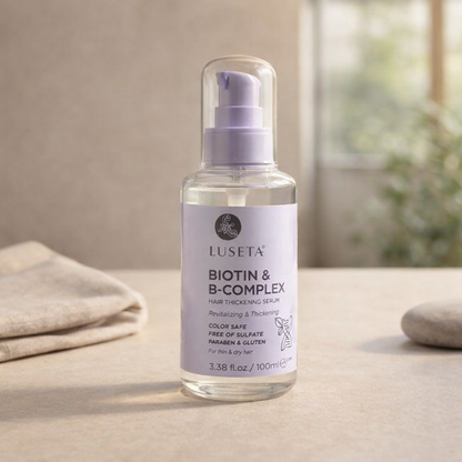 Thickening | Biotin & B-Complex Hair Serum by LUSETA – 3.38 fl oz