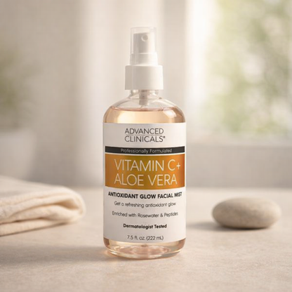 Antioxidant Glow | Vitamin C & Aloe Mist by Advanced Clinicals – 7.5 fl oz