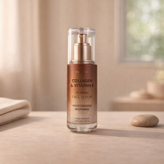 Plumping & Moisture Boost | Collagen & Vitamin E Face Serum by Skin Synergy – 2.0 fl oz