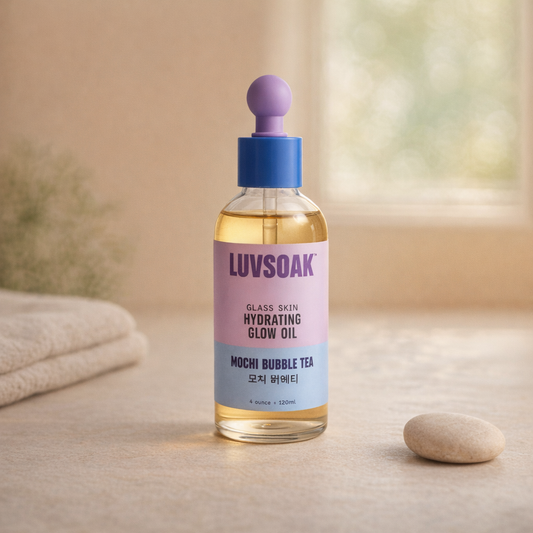 Hydrating Glow | Glass Skin Mochi Bubble Tea by LUV SOAK – 4 fl oz