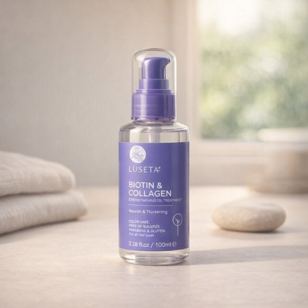 Strengthening | Biotin & Collagen Oil Treatment by LUSETA – 3.38 fl oz