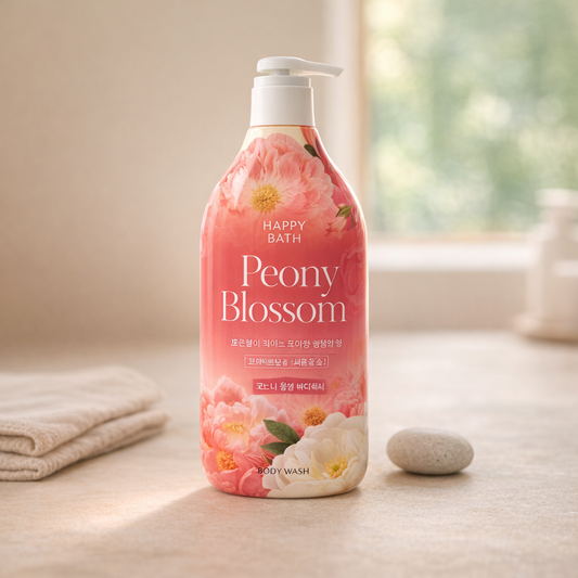 Gentle Cleanse | Peony Blossom Body Wash by HAPPY BATH – 31.74 fl oz