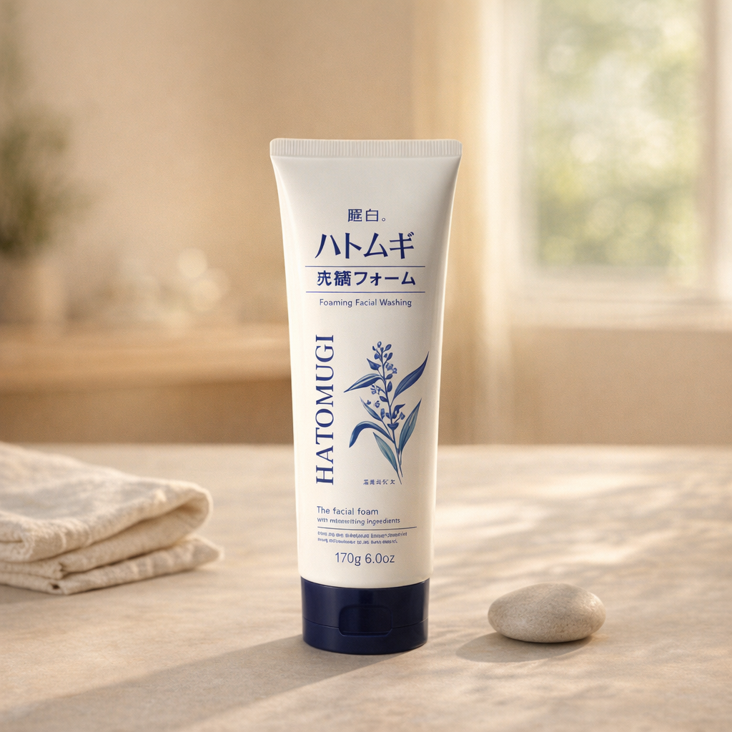 Moisturizing | Facial Washing Foam by Hatomugi – 6.0 fl oz