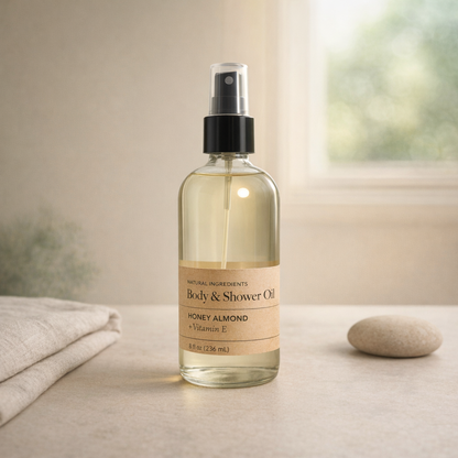 Hydrating | Body & Shower Oil by OLIVA CARE – 8 fl oz