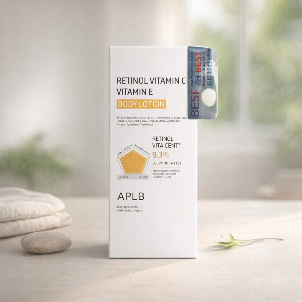 Renewing & Brightening | Retinol Vitamin C Body Lotion by APLB – 10.14 fl oz