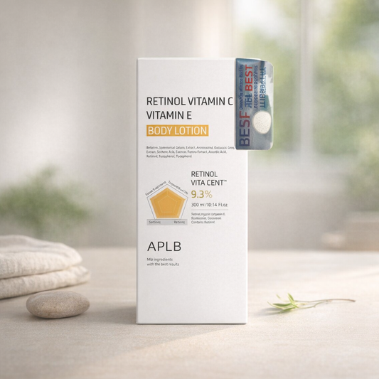 Renewing & Brightening | Retinol Vitamin C Body Lotion by APLB – 10.14 fl oz