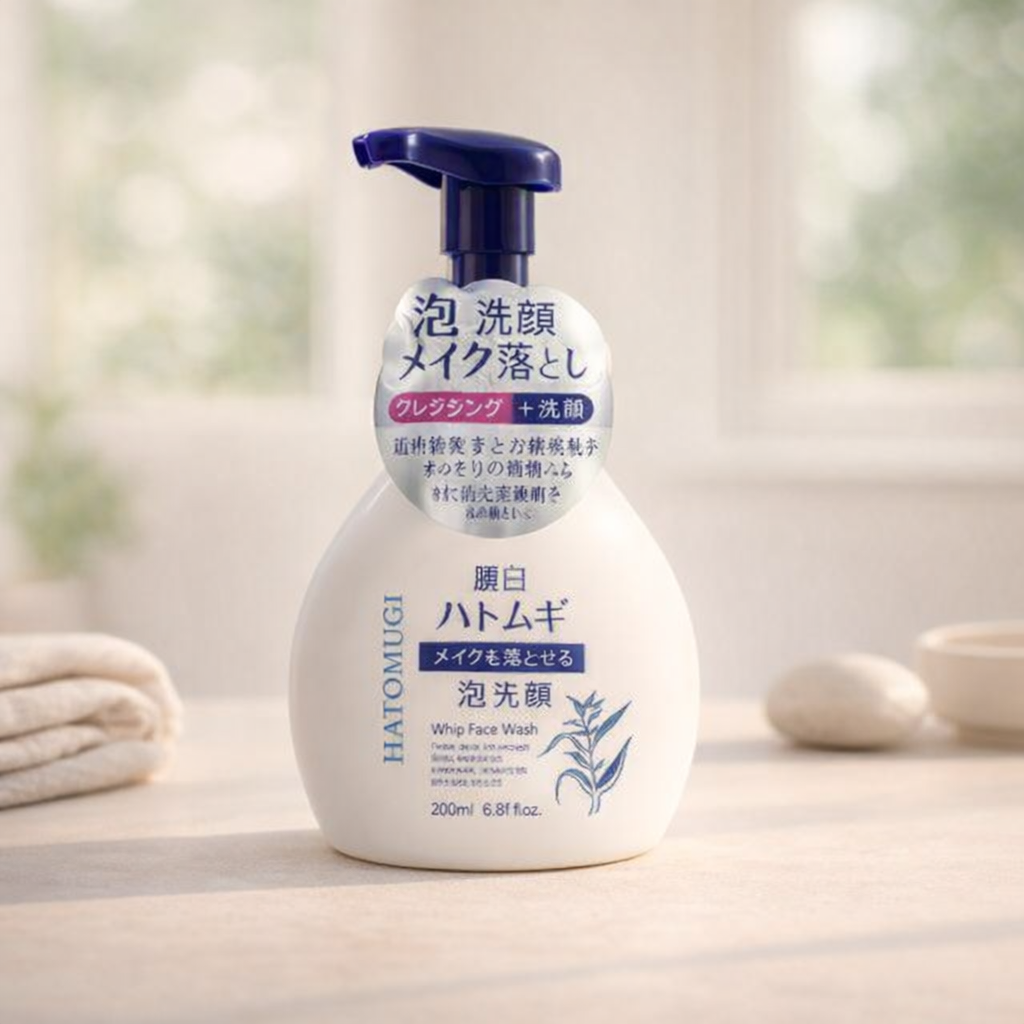 Makeup Removal | Foaming Facial Cleanser by HATOMUGI – 6.8 fl oz