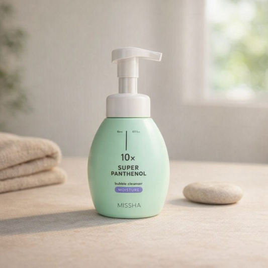 Hydrating | Super Panthenol Bubble Cleanser by MISSHA – 6.76 fl oz