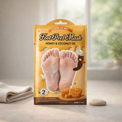 Exfoliating | Foot Peel Mask by LOOK AT MY – 0.67 fl oz
