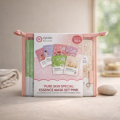 Hydrating | Pure Skin Mask Set by esfolio – 0.85 fl oz