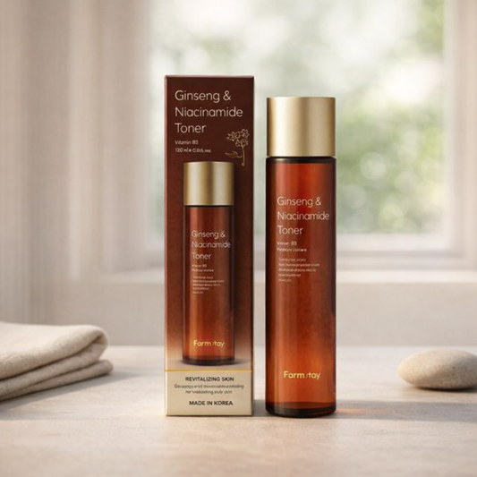 Brightening | Ginseng & Niacinamide Toner by Farmstay – 5.07 fl oz
