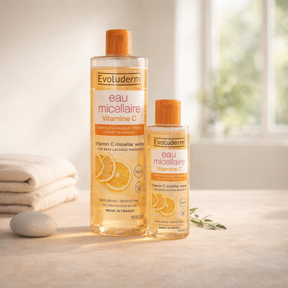 Brightening | Vitamin C Micellar Water by Evoluderm – 16.9 fl oz