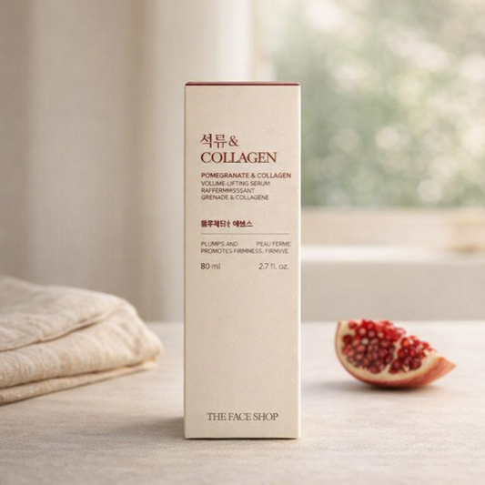 Firming & Lifting | Pomegranate & Collagen Serum by THEFACESHOP – 2.7 fl oz