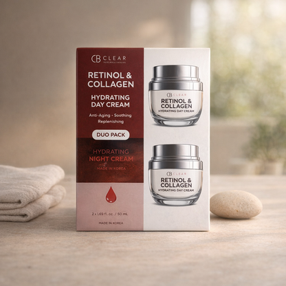 Hydrating | Retinol & Collagen Day Cream by Clear Beauty – 1.69 fl oz