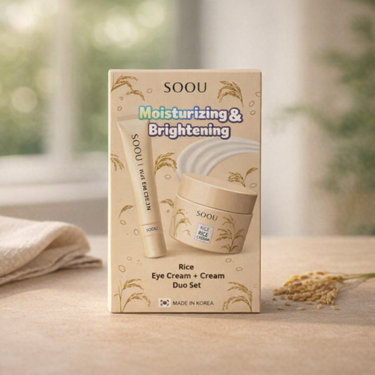 Moisturizing & Brightening | Rice Eye & Face Duo by SOQU – 3.3 fl oz