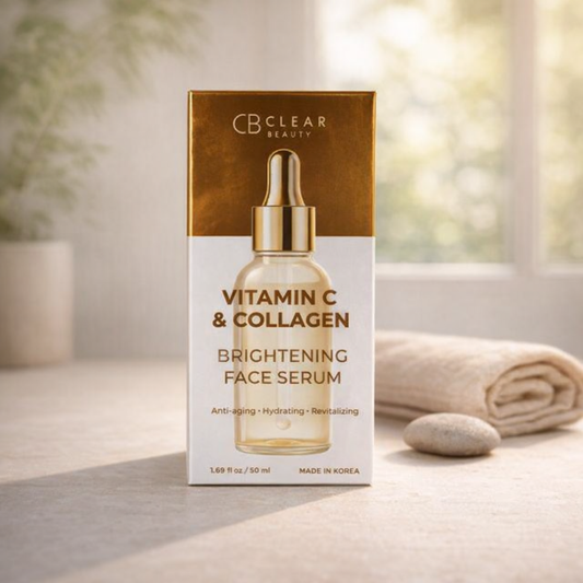 Brightening | Vitamin C & Collagen Face Serum by Clear Beauty – 1.69 fl oz