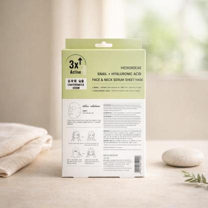 Nourishing | Face & Neck Serum Sheet Mask by Medifordear – 1.01 fl oz