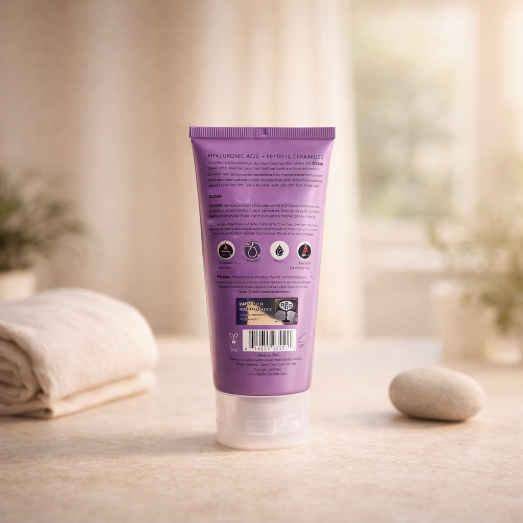 Brighten & Smooth | Spascriptions Hyaluronic Acid & Sugar Exfoliating Scrub