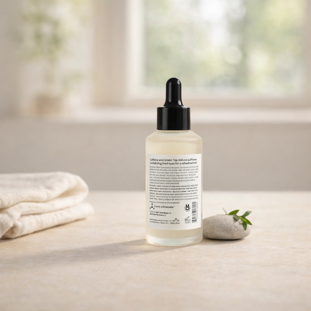 Depuffing | Caffeine + Green Tea Eye Serum by core clinicals – 2 fl oz