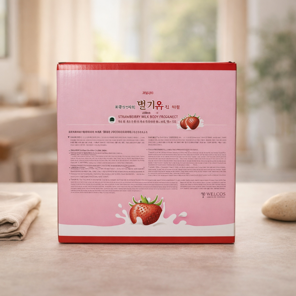 Hydrating Cleanse | Strawberry Milk Body Cleanser by Kwailnara – 19.75 fl oz