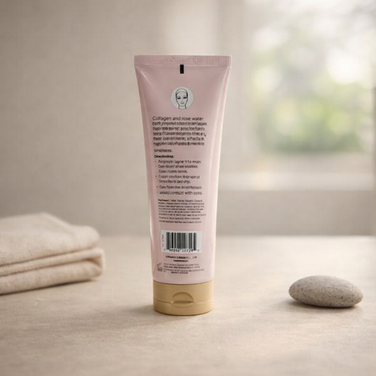 Anti-Aging | Collagen & Rose Water Face Scrub by Precision Beauty – 8 fl oz