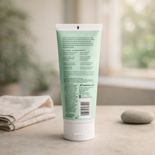 Brightens & Polishes | Vitamin E + Aloe Facial Exfoliator by by nature – 7 oz