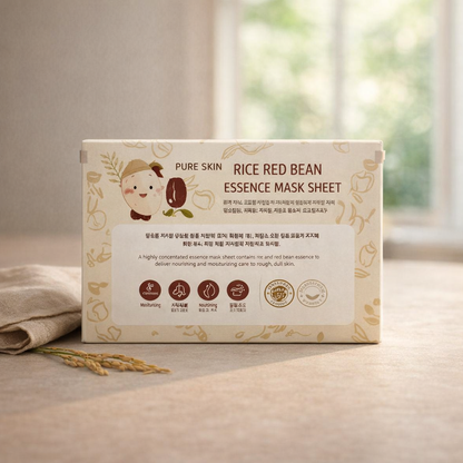 Hydrating | Rice Red Bean Essence Mask Sheet by esfolio – 13.53 fl oz