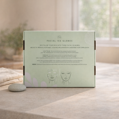 Depuff & Revitalize | Facial Ice Globes by Wanderflower– 10 oz