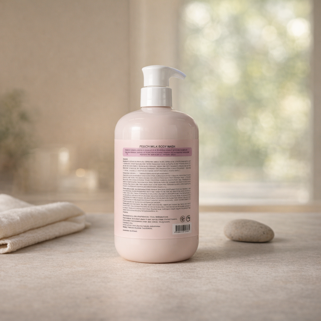 Hydrating | Peach Milk Body Wash by BONNYHILL – 33.81 fl oz