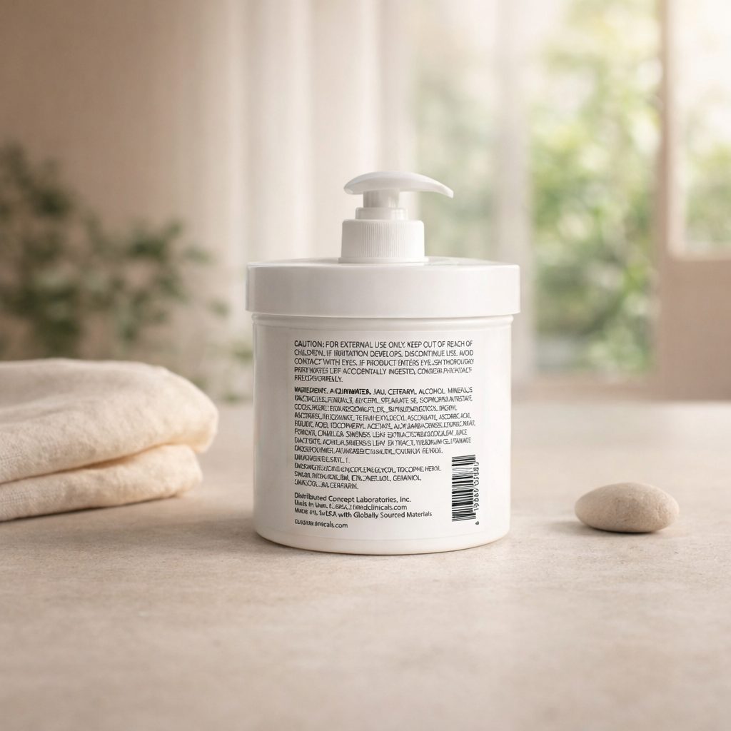 Tone & Brighten | Vitamin C Brightening Cream by Advanced Clinicals – 16 fl oz