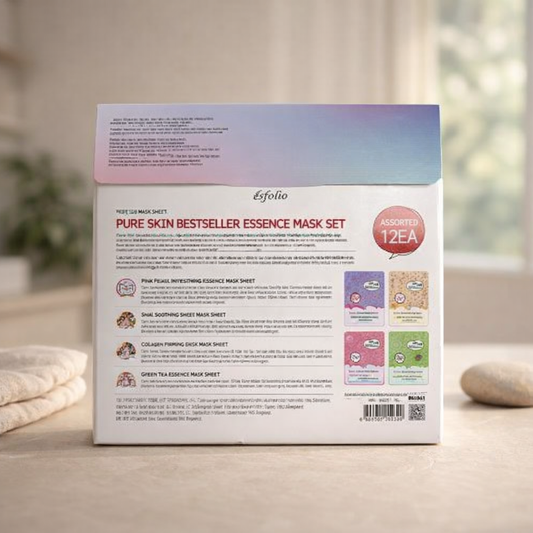 Hydrating | Pure Skin Bestseller Mask Set by esfolio – 0.85 fl oz