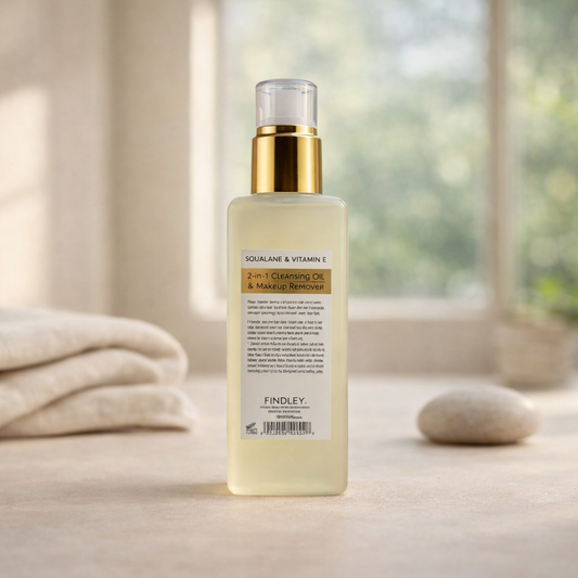 Cleanses & Removes Makeup | 2-in-1 Cleansing Oil by FINDLEY – 4 fl oz