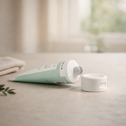 Brightens & Polishes | Vitamin E + Aloe Facial Exfoliator by by nature – 7 oz