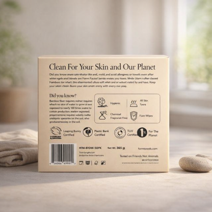 Clearer Skin | Clean Facial Towels by fomin – 13 oz