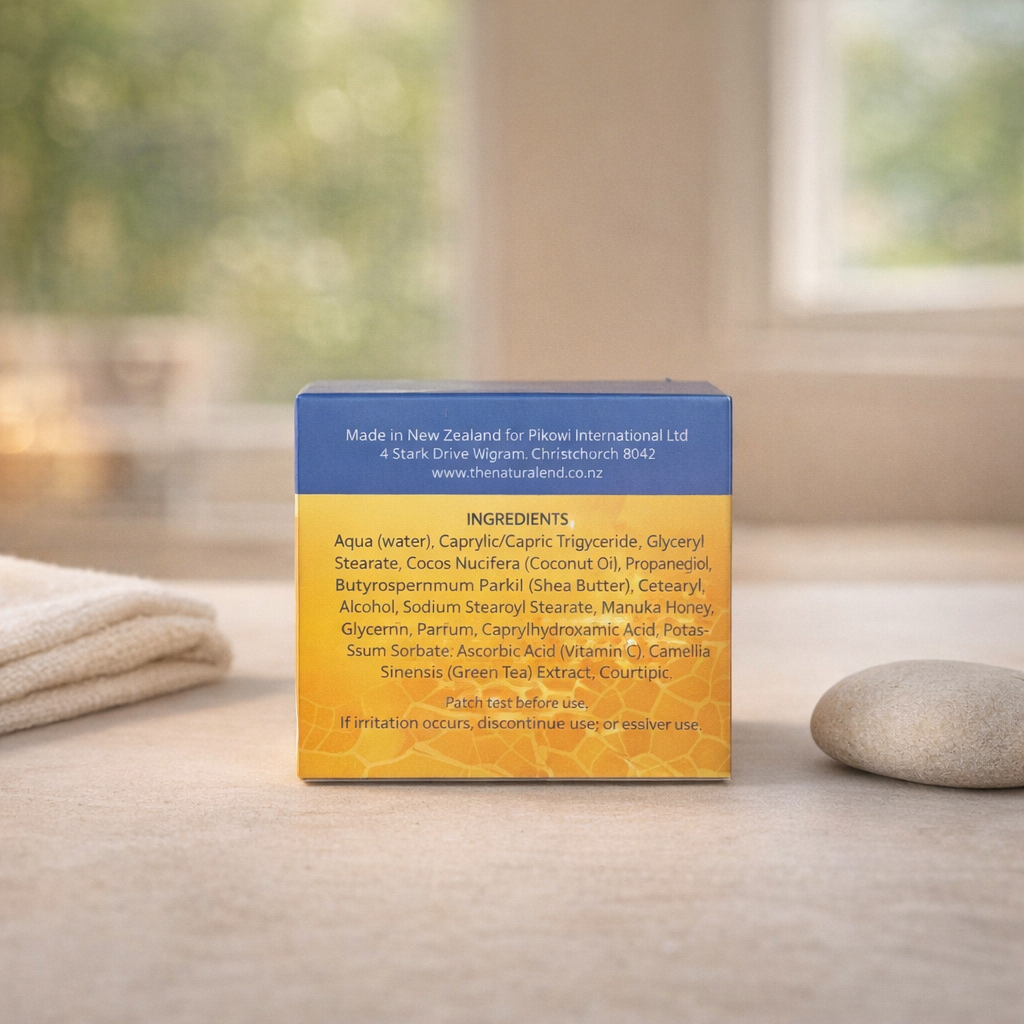 Hydrating | Manuka Honey Day Cream by THE NATURAL LAND – 1.69 fl oz