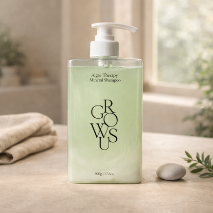 Soothing | Algae Therapy Mineral Shampoo by GROWUS – 17.63 fl oz